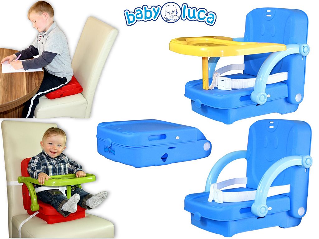 Babify Reise-Hochstuhl Für Babys 6–36 Monate – Tragbar, Gepolstert, Mit Sicherheitsgurt, Tiermuster